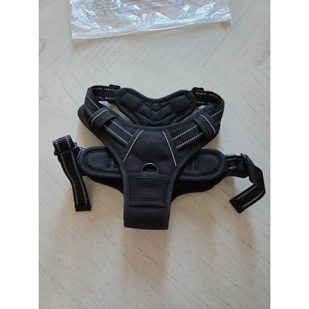 rabbitgoo Dog Harness with 2 Leash Clips No-Pull Reflective Vest for Large Dogs